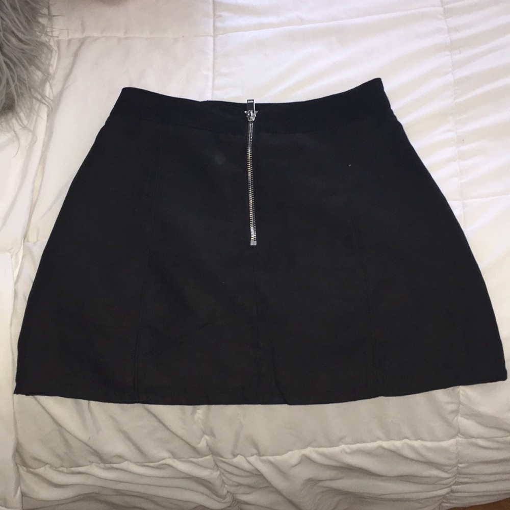 H&M velvet skirt